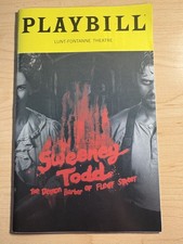 Sweeney Todd Playbill Sutton Foster Aaron Tveit Joe Locke Ruthie Ann Miles 2024