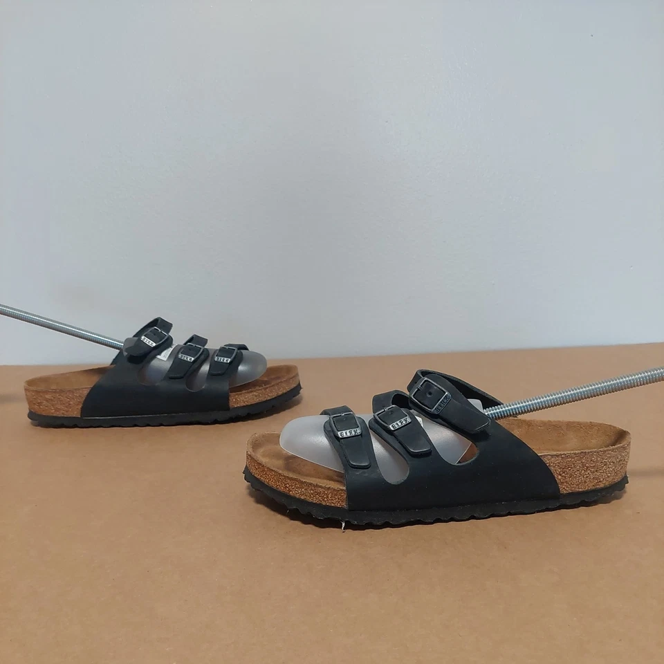 Birkenstock Florida Tripple Strap Birko-Flor Soft Footbed SIZE 8 (L8 M6) EU 39 - Image 2 of 4