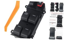 35750-SWA-K01 Master Power Window Switch Driver Side Compatible with CR-V 2007
