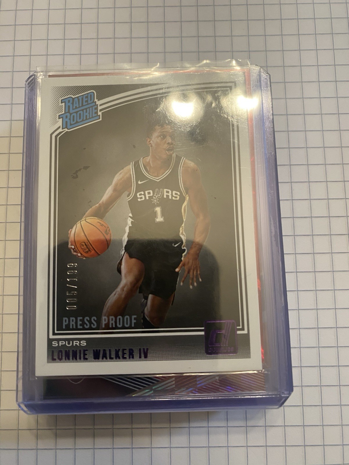 2018-19 Panini Donruss - Rated Rookies Lonnie Walker IV #174 (RC)