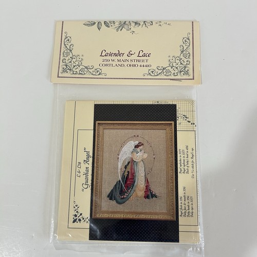 Lavender & Lace Counted Cross Stitch Pattern Chart "Angel of" Series - Lot of 4 - Picture 11 of 13