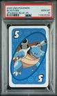 2020 UNO POKEMON JAPANESE BACK-BLUE-#5 BLASTOISE PSA 10