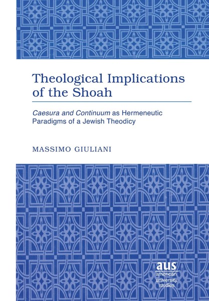 Massimo Giuliani | Theological Implications Of The Shoah | Buch | Englisch-image