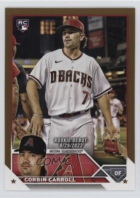 2023 Topps Update Debut Gold 1726/2023 Corbin Carroll #US244 Rookie RC 0r4