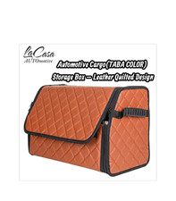 Boîte de rangement pour cargaison automobile design matelassé en simili...