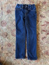 Gap Kids Straight Jeans Blue Size 7 Adjustable Waist Denim Pants