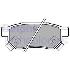 REAR BRAKE PAD SET DISC BRAKE FITS: ROVER 200 II HATCHBACK 218 TD/214 SI/GSI/