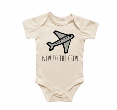 Copilot Pilot Airplane 1 Newborn Baby Onesie  Bodysuit