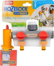 Image of Hozelock 2250 0000 Flowmax 3-Way Tap Connector