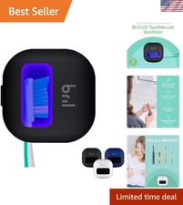 UV-C Toothbrush Sanitizer and Holder, Portable Cleaner, Travel Cover, Magneti...