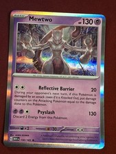 Mewtwo Holo Rare SV: Scarlet & Violet 151 150/165 NM on eBay