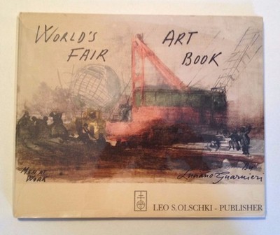 Original 1964-65 NY World s Fair Art Book Men at Work by Luciano Guarnieri