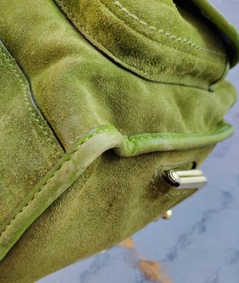 COACH 12797 Vintage Green Archive Limited Edition Bleecker Suede
