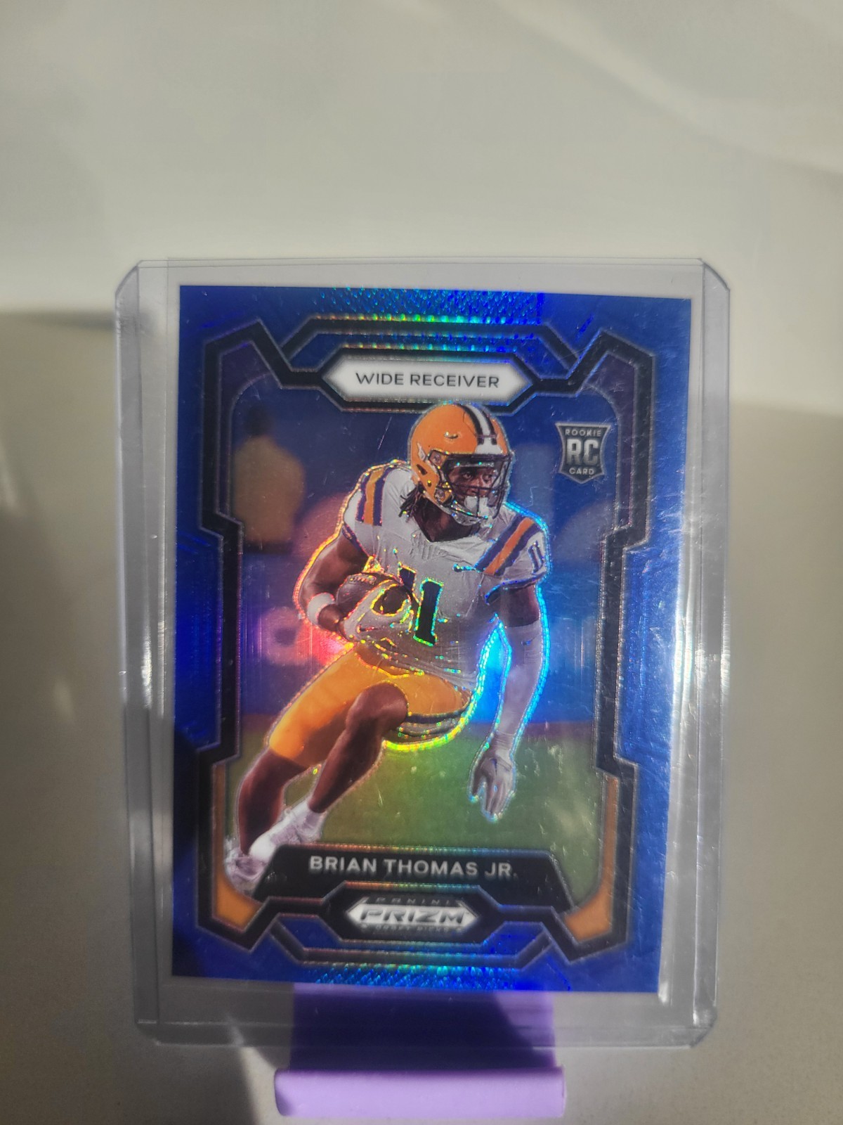 2024 Panini Prizm Draft Picks - Brian Thomas Jr. #118 Blue Prizm /199 (RC)
