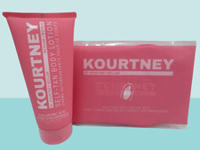 KOURTNEY BY KOURTNEY KELLAR SELF-TAN BODY LOTION MEDIUM 6.7OZ APPLICATION MITT