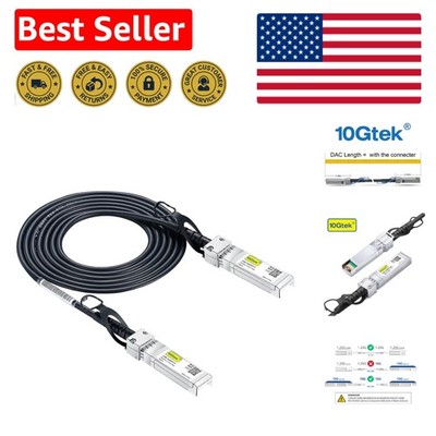 2M Direct Attach Copper SFP+ Cable - Compatible with Cisco and Ubiquiti Devices