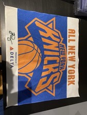 JALEN BRUNSON AUTOGRAPHED KNICKS TOWEL!!!! (IN PERSON POST GAME 82)
