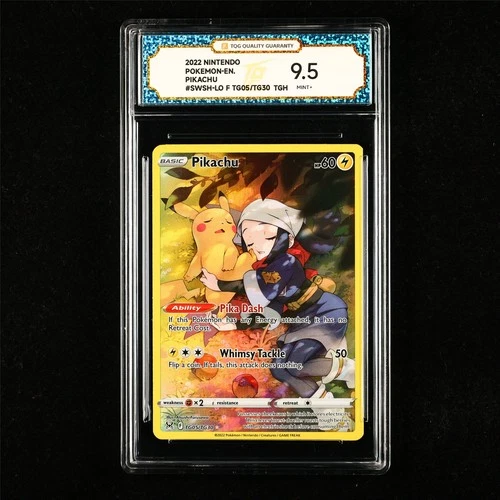 TQG 9.5 MINT+ 2022 Pokemon ENG Pikachu TG05/TG30 TGH