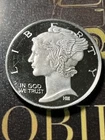 1 oz .999 silver mercury