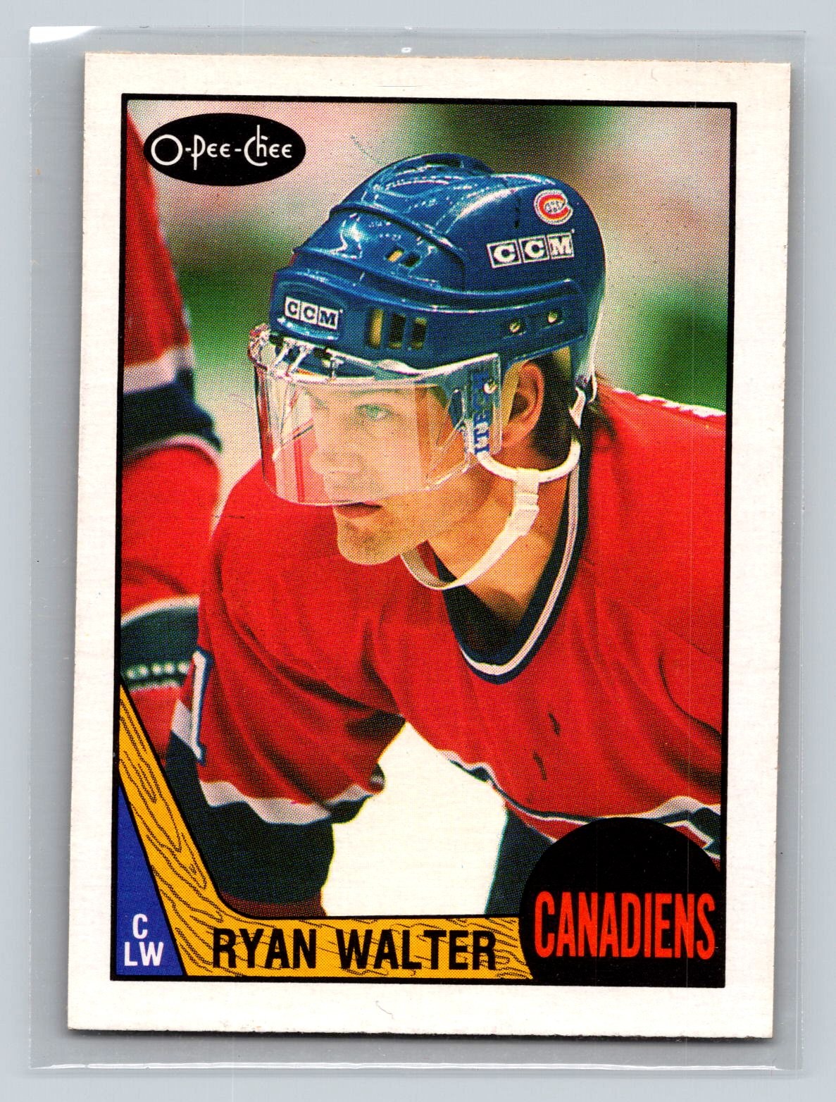 1987-88 O-Pee-Chee #231 Ryan Walter Montreal Canadiens