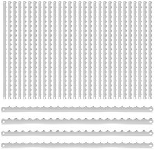 Otoolling 32 Pcs Slicer Bread Knife Blades Replacement silver