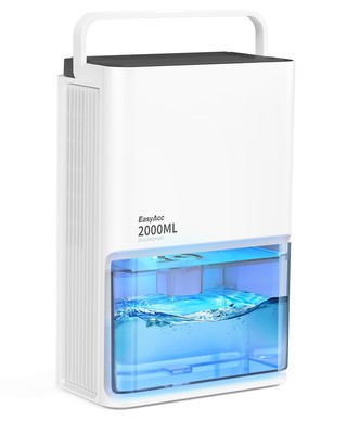 EasyAcc Luftentfeuchter 2000ml 3 Stufen 7 Farben LED