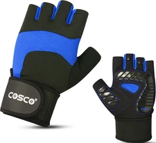 COSCO GEL PRO GYM GLOVES SIZE XL COMFORT DURABLE STRENGTH free headband