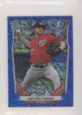 2014 Bowman Scout Top 5 Prospects Mini Chrome Refractors Blue Nathan Karns 00q8
