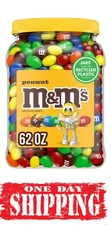 M M'S Peanut Milk Chocolate Candy Bulk Jar 62 oz FREE SHIPPING