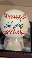 Wade Boggs Autographed Rawlings OAL Baseball Lee MacPhail ball dates 1984