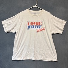 COMIC RELIEF (2006) Official 20th Anniversary Full Line-Up T-Shirt Size XL COMIC RELIEF (2006) Official 20th Anniversary Full Line-Up T-Shirt Size XL
