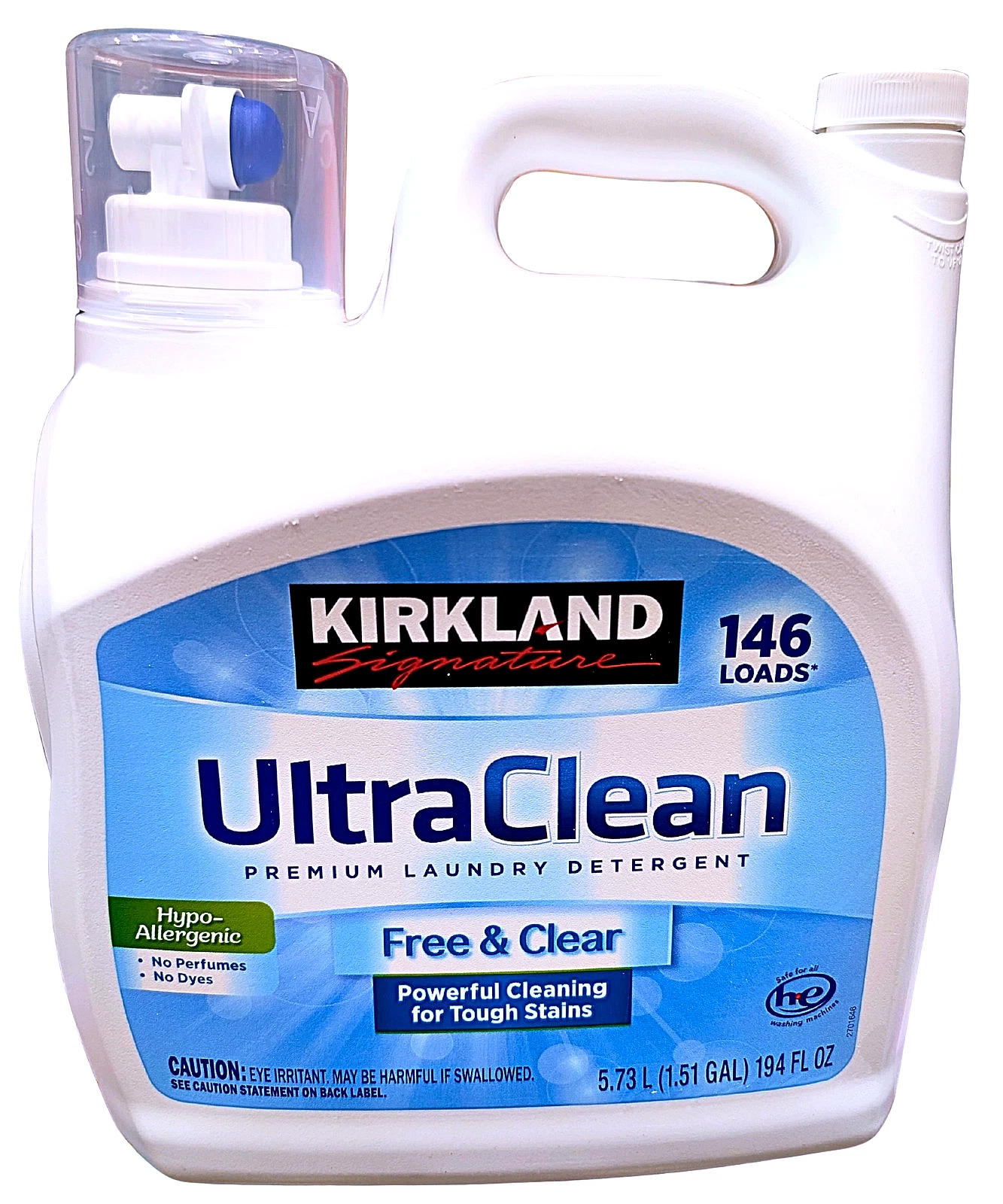 Kirkland Signature Ultra Clean Free & Clear Premium Liquid Detergent 146 Loads
Opens in a new window