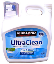 UPC 096619279562 product image for Kirkland Signature Ultra Clean Free & Clear Premium Liquid Detergent 146 Loads | upcitemdb.com