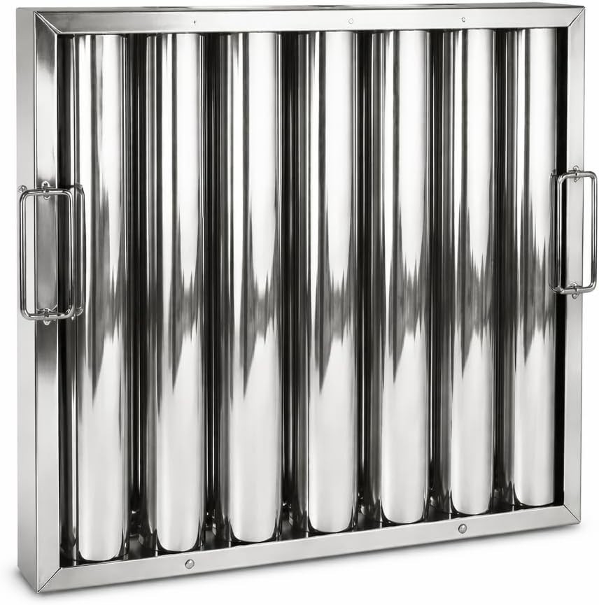 Stainless Steel Grease Baffle Filter – 445 x 445mm