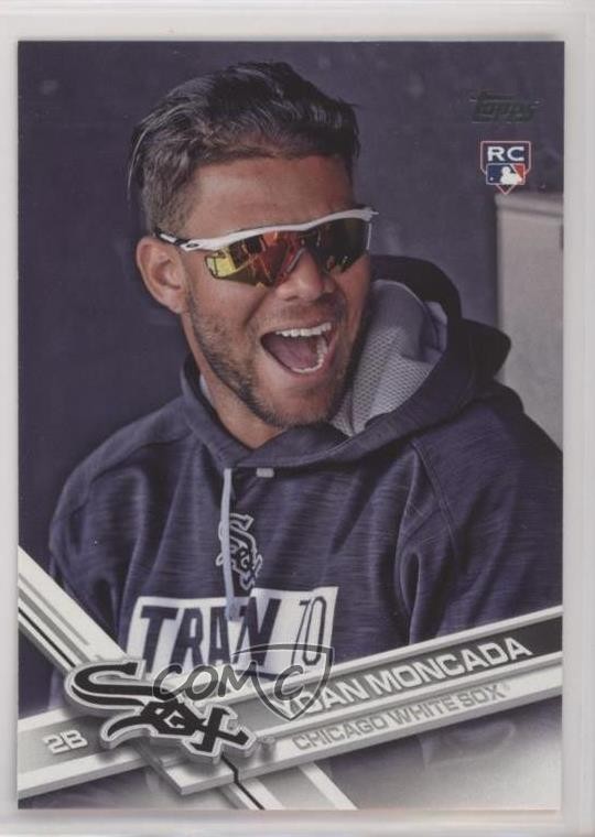 2017 Topps Update Image Variation SP (In Dugout) Yoan Moncada #US200 0w8