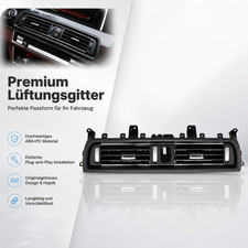 Robuste Klimablende Mitte Schwarz Chrom F�r BMW F10 Innenraum Mittelkonsole