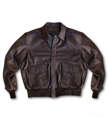 Herren Echt Lederjacke Echt Lammfell Flieger Bomberjacke Vintage Braun