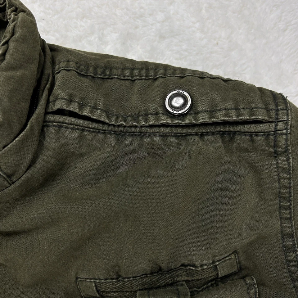 American Stitch с капюшоном общего назначения пальто человек куртка глубокий оливковый армия размер XL - Изображение 4 из 4