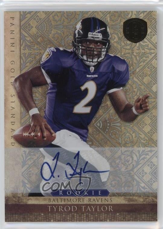 Tyrod Taylor Panini Gold Standard #248 Silver Signature