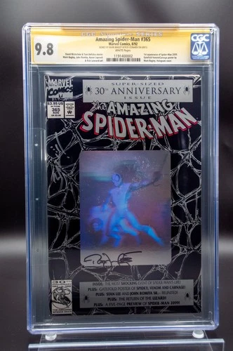 Amazing Spider-Man #365 CGC SS 9.8 WP 1st Spider-Man 2099 Bagely & Leonardi Key