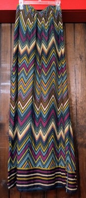 Women's Hot And Delicious Multicolor Strapless Maxi Dress Size Medium