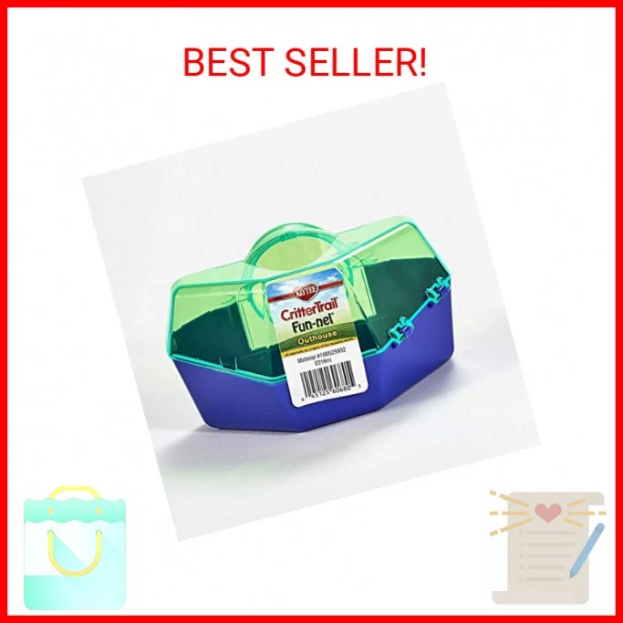 Kaytee CritterTrail Fun-nel Outhouse Attachment Small Animal Habitat Tubes - Image 2 of 2