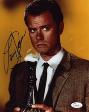 Larry Hagman I dream Jeannie Autographed Signed 8x10 Photo Authentic JSA COA
