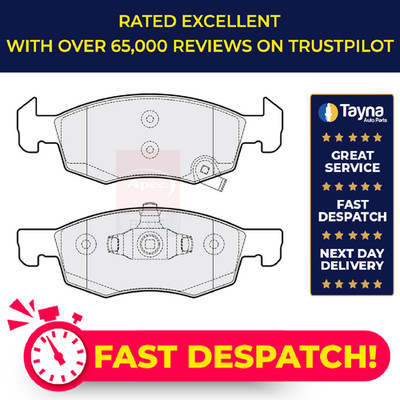Brake Pads Set fits VAUXHALL CORSA E 1.4 Front 2014 on 1605280 95517028 95524972