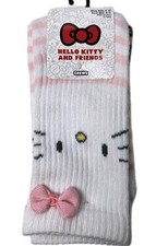 Sanrio Hello Kitty 2 Pairs Mid Crew Socks Women's 4-10