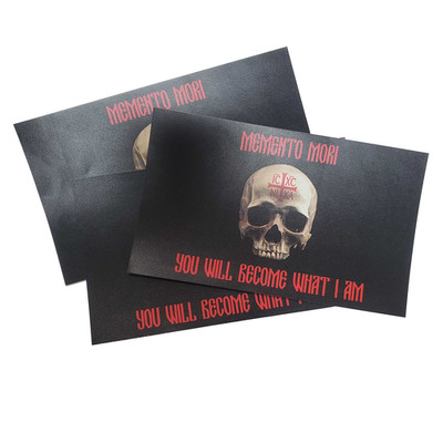 Memento Mori You Will Become What I Am 3'' x 5'' Vinyl Sticker, 3 Pack