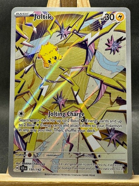 Joltik Illustration Rare  Pokemon TCG SV07: Stellar Crown 150/142 NM