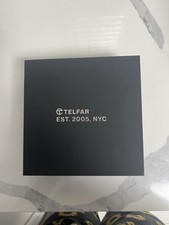 Telfar Belt Eggplant Silver Tone Logo Buckle XS/S NIB