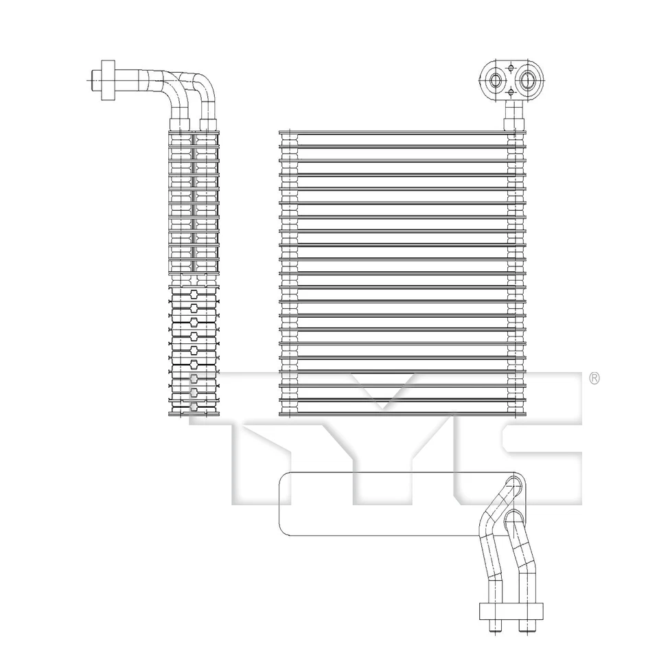 Evaporador de aire acondicionado para Chevy Spark 16-22 42666241 Foto 4 de 4