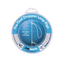 80 lb Pre-Tied Dropper Loop Rigs. Fishing Line Spool. Loops 18 Inches Apart w...